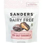 Sanders Dairy Free Dark Chocolate Sea Salt Caramels 5.5 oz