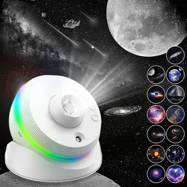 Galaxy Projector - [13 in 1] Meteor HD Planetarium Star Projector, 360° Rotating