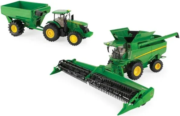 Ertl John Deere Combine Harvesting Set