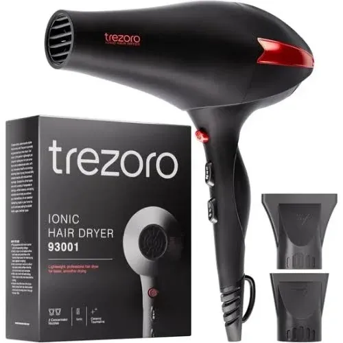 Professional Ionic Hair Dryer for Salon - 2200W Powerful Blow Dryer - Travel for