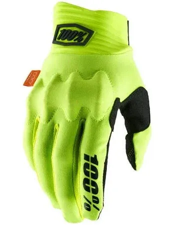 100% Cognito Gloves Yellow Black