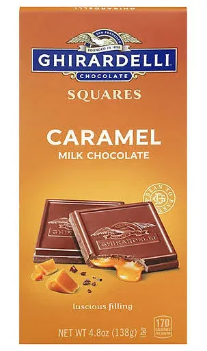 Ghirardelli Caramel Milk Chocolate Squares