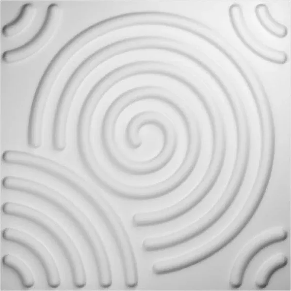 Ekena Millwork 19 5/8"W x 19 5/8"H Spiral EnduraWall Decorative 3D Wall Panel