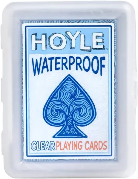 Hoyle Waterproof Clear Playing Card Game