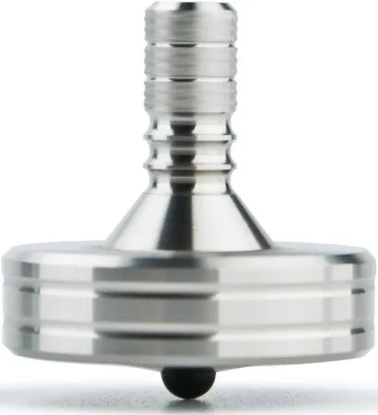 DjuiinoStar High Performance Spinning Top: Long Lasting (Best Record 11:39!), CNC Machined from Solid Stainless Steel, Great Time Killer, EDC Desktop Toy, for Serious Players