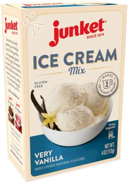 Junket Ice Cream Mix Very Vanilla