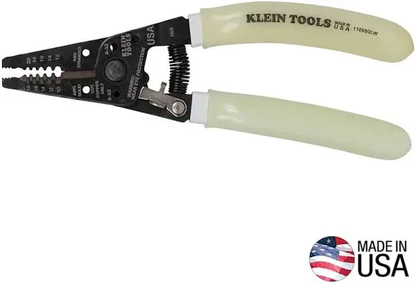 Klein Tools 11055GLW High-Visibility Klein-Kurve Wire Stripper/ Cutter