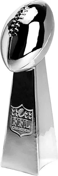 Spire Designs Fantasy Football Trophy - Chrome Replica Championship Trophy - First Place Winner Award for League - 2 Sizes