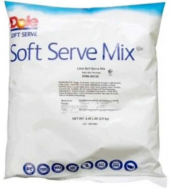 Dole Lime Soft Serve Mix