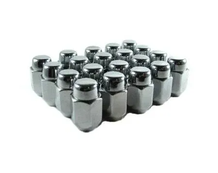 20pcs Wheel Lug Nuts Bulge Acorn 12x1.5 Closed End 3/4&#034; Hex For Chrylser Dodge