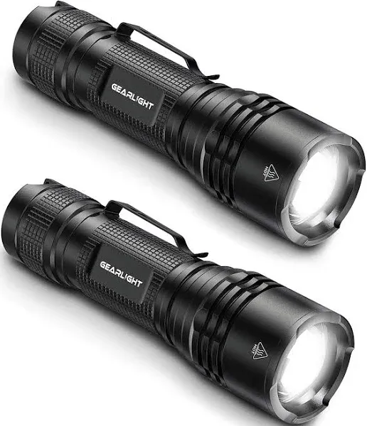 GearLight TAC LED Flashlight Pack