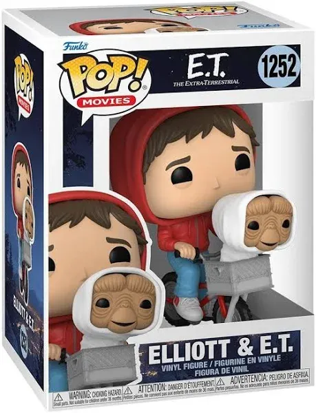 Funko Pop! - Elliott On Bike W/ E.t. In Basket #1252