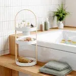 Umbra Bellwood Cosmetic Organizer (White-Natural)