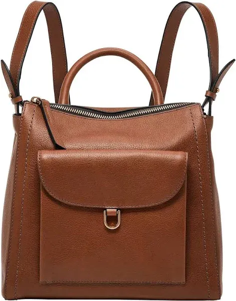 Fossil Parker Leather Mini Backpack