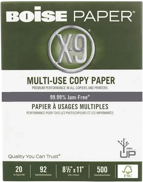 Boise X-9 Multi-Use Copy Paper