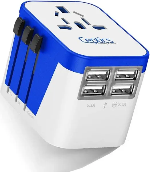 Ceptics Universal Travel Plug Adapter