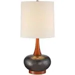 Andi Mid Century Modern Table Lamp 24 1/2&#034; High Bronze Ceramic Bedroom Bedside