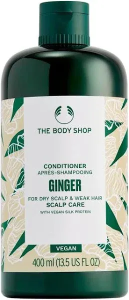 The Body Shop Ginger Scalp Care Conditioner – For Dry Scalp & Weak Hair – With Vegan Silk Protein – 250ml