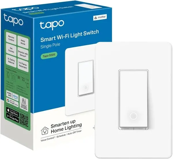 TP-Link Tapo Matter Smart Light Switch 2-Pack