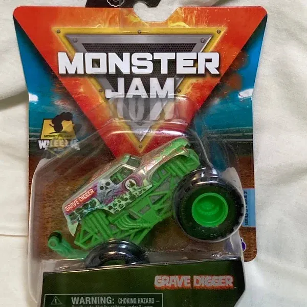 2021 Spin Master Monster Jam Truck Series 17 Grave Digger Shear Madness