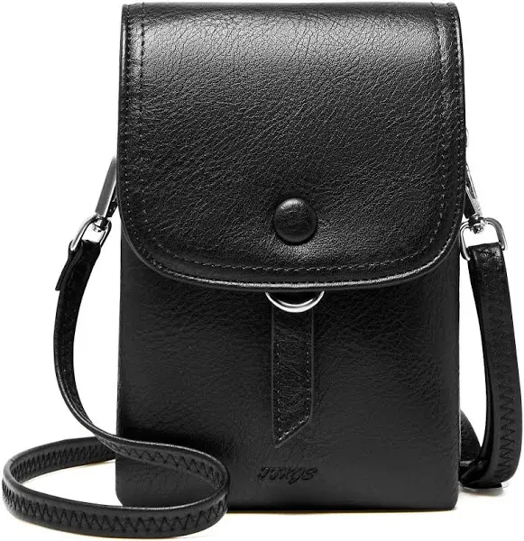 befen Small Genuine Leather Wallet Purse Crossbody Bag