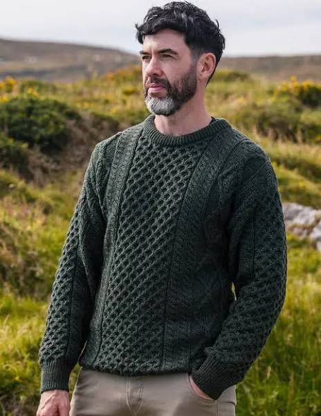 Aran Men's Woollen Mills Aran Supersoft Pullover