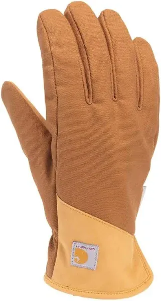 Carhartt Women's Insulated Duck Synthetic Leather Knit Cuff Mitt