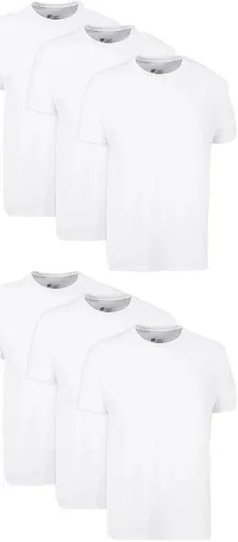 Hanes® Men&#039;s Tagless Crew Neck Undershirt 6-Pack