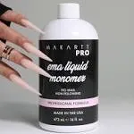 EMA Acrylic Liquid Monomer 946 ml/32 FL Oz, Low Odor & Non-Yellowing Acrylic Nail Liquid, Fast Set Professional Nail Liquid for Nail Technicians.