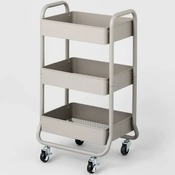 Brightroom 3 Tier Metal Utility Cart