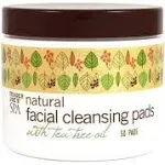 2 Pack Trader Joe's Spa Natural Facial Cleansing Pads with Tea Tree Oil