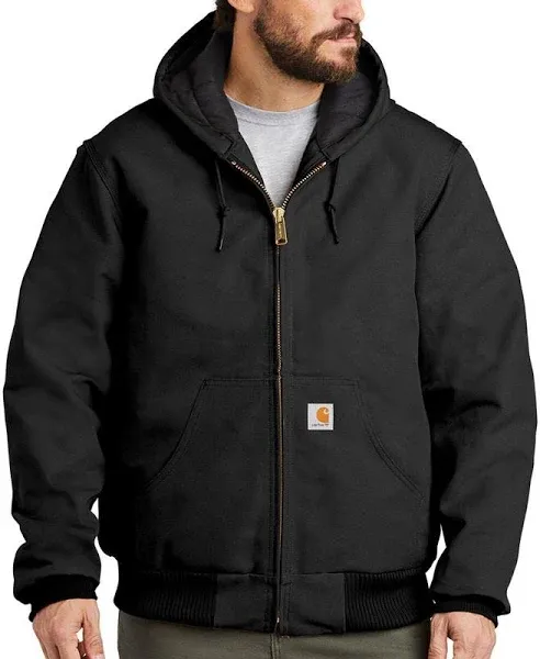 Carhartt  Black Duck Quilted Flannel-Lined Active Jacket