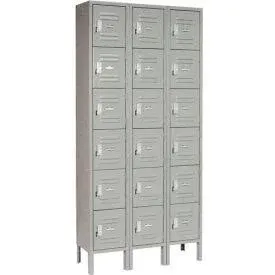 Global Industrial Capital 6-Tier 18 Door Box Locker