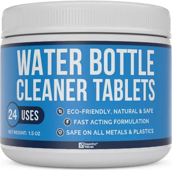 Essential Values Water Reservoir & Bottle Cleaning Tablets 24 Pack