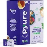 Pyure Organic Stevia Packets Granulated Sugar Packets White Sugar SUBSTITUTE Zero Carb Zero Sugar Zero Calorie Sweetener