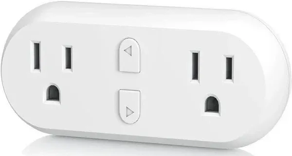 WiFi Heavy Duty Dual Outlet Smart Plug with Individual Control, No 1 Pack