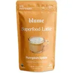 Blume Pumpkin Spice Latte - Superfoods Powdered Latte - Syrup free, Organic & Vegan Latte - 30 Servings (125g)