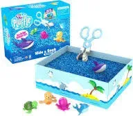 Educational Insights Playfoam Pluffle Ocean Sensory Set with 2 Colors of Playfoam Pluffle, 9 Piece Set, Ages 3+