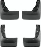 WeatherTech 22-23 Toyota Tundra (Incl. Hybrid) No Drill Mudflaps - Black - 110154-120154