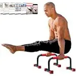 Rubberbanditz Parallette, Parallel Bars & Dip Station | At Home Gym Workout Equipment, L-Sit Bars & Calisthenics Equipment for Home. Perfect for Push Ups, Dips, Handstands & Gymnastics.