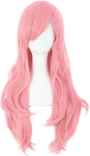 MapofBeauty 28" 70cm Long Curly Hair Ends Costume Cosplay