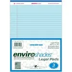 Roaring Spring Enviroshades Legal Notepads 50 Blue 8.5 x 11 Sheets