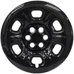 Pacrim 16 inch Gloss Black Wheel Skin Cover |Compatible with 16 inch Nissan Frontier 2005-2022 |Set of 4