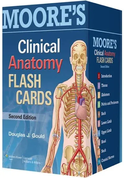 Moore's Clinical Anatomy Flash Cards