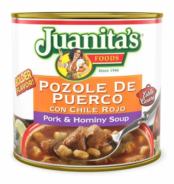 Juanita's Pozole Pork & Hominy Soup