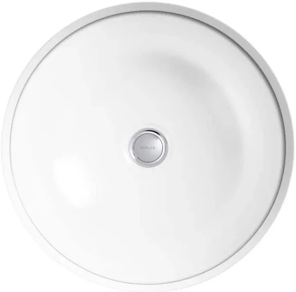 KOHLER Caxton 16-1/4" Round Undermount Bathroom Sink