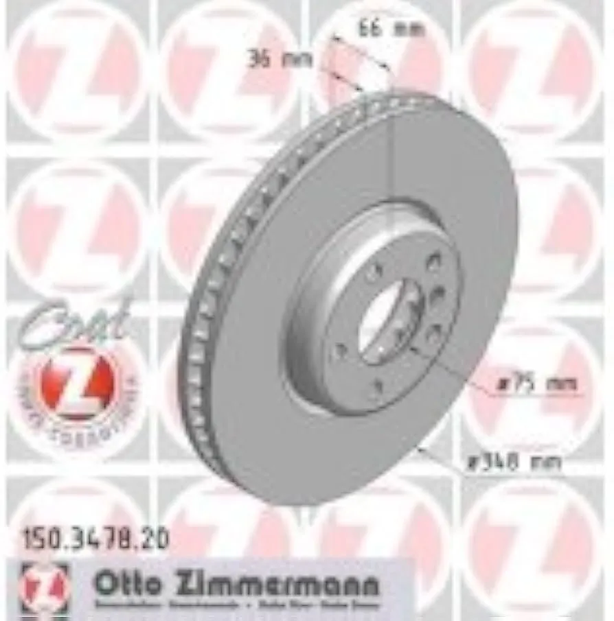 Zimmermann Coat Z Disc Brake Rotor