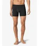 Tommy John Men's Second Skin Trunks, Black, Medium