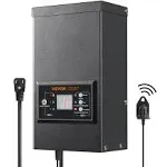 VEVOR 120W Low Voltage Landscape Transformer with Timer & Photocell Sensor