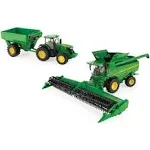 Ertl 1:32 John Deere Combine Harvesting Set